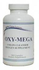 Oxy-Mega Colon Cleanser Oxygen Supplement in vegetarian capsules with citric acid